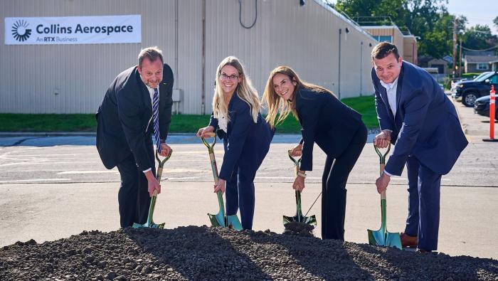Collins Aerospace groundbreaking at West Des Moines facility