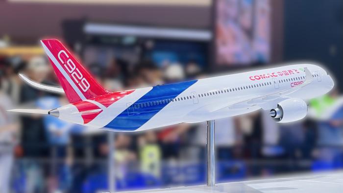 Comac C929 airliner model 