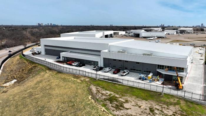 Business Jet hangars at Dallas Love Field
