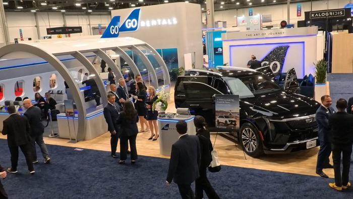 Go Rentals Booth at NBAA-BACE