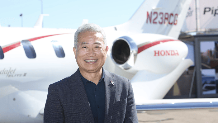 Honda Aircraft president and CEO Hideto Yamasaki