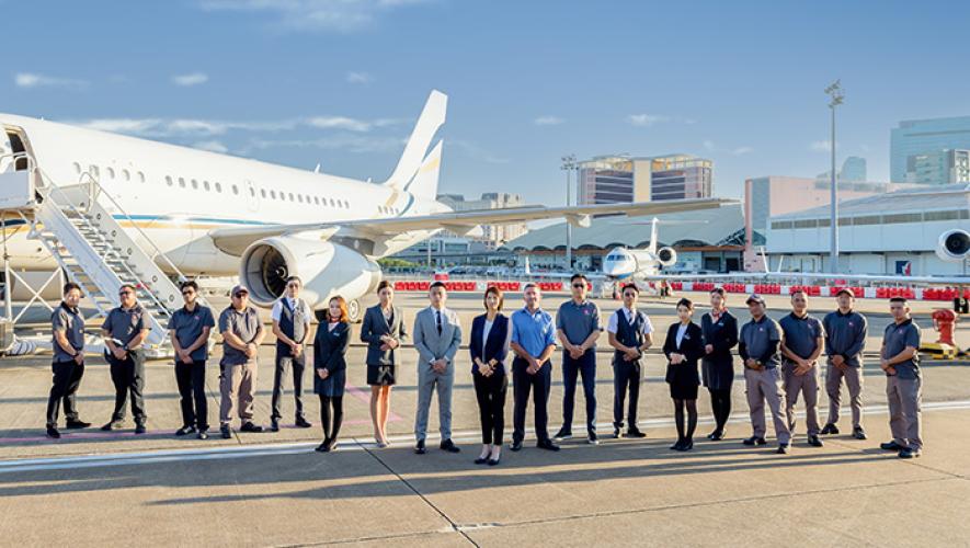 TAG Aviation Macau FBO team sponsor content