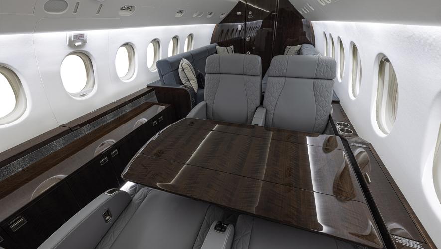 Duncan Aviation refurbished Falcon 900EX
