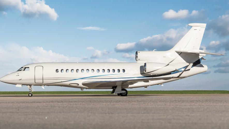 An aircraft sold by Elliott Jets brokerage service