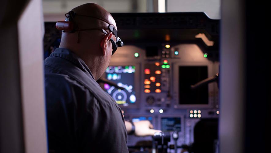 Textron cockpit technician