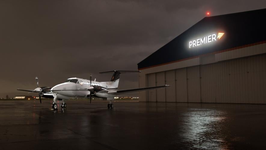 premier private jets king air
