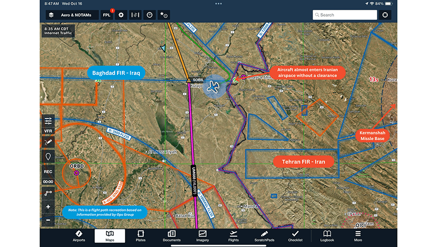 Foreflight gps spoofing example