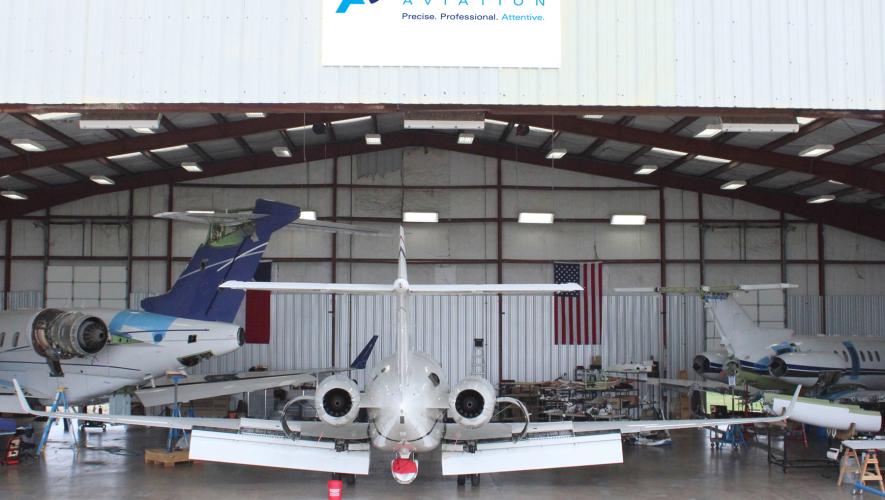 Plane Place Aviation hangar at KCPT