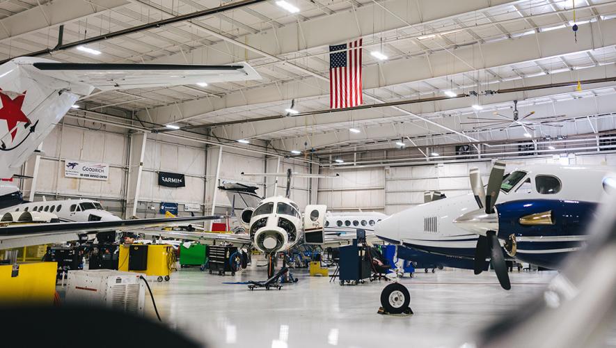 Stevens Aerospace hangar