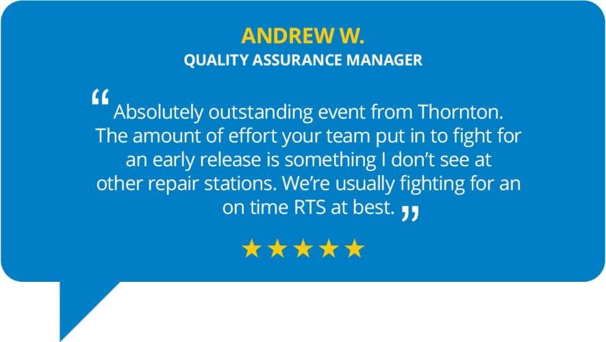 Thornton testimonial