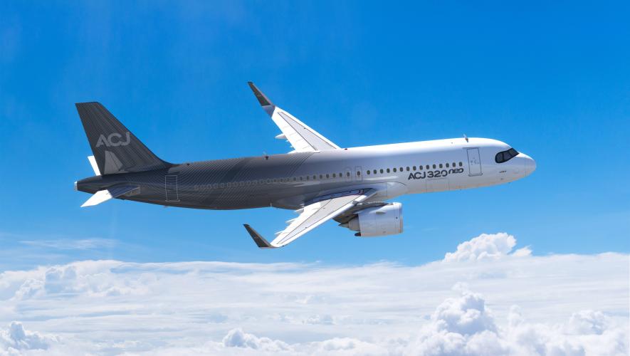 ACJ flying 