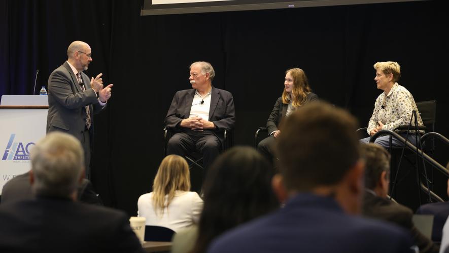 Image of a panel discussion