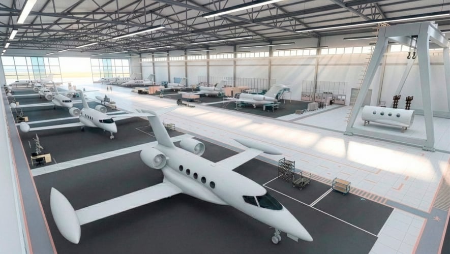 Beyond Aero business jet factory