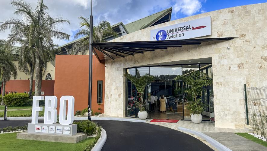 Universal Aviation's FBO in Samana, Dominican Republic
