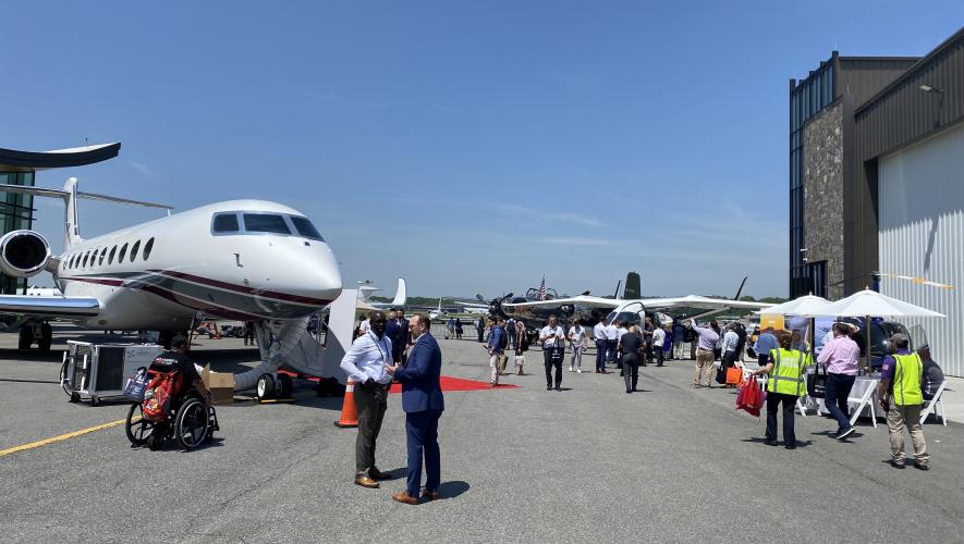 Static display at NBAA Westchester Regional 