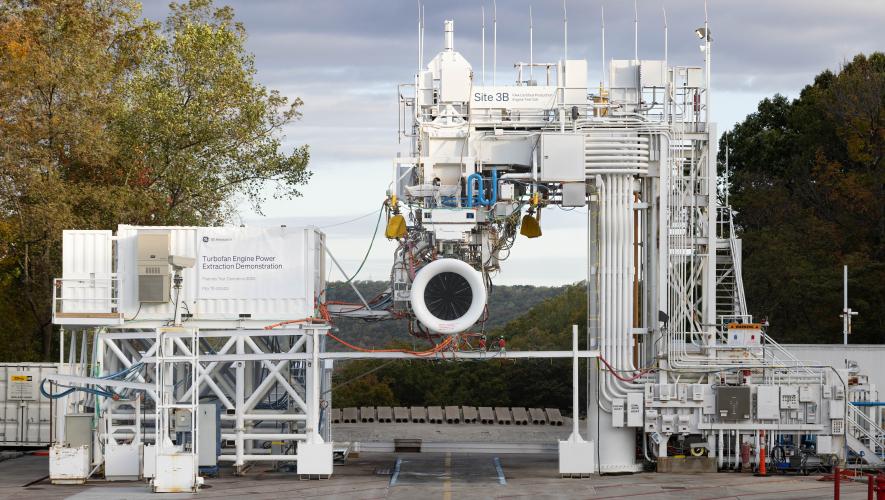 GE Aerospace commercial hybrid-electric engine demonstrator