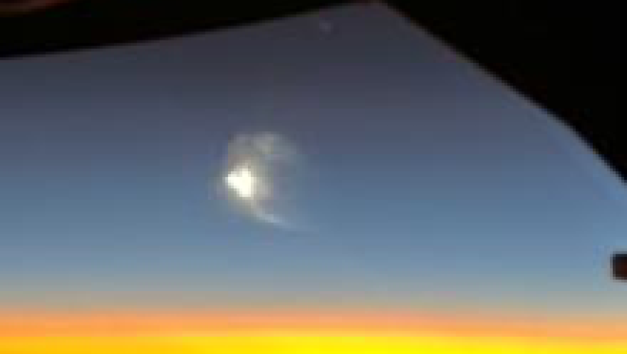 March 6 explosion over Gulf near Florida sent to AIN as a Photo of the Week submission in 2025