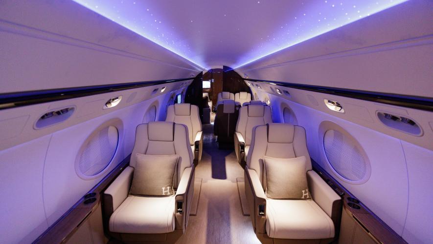 VIP Completions Starlight headliner in a G550