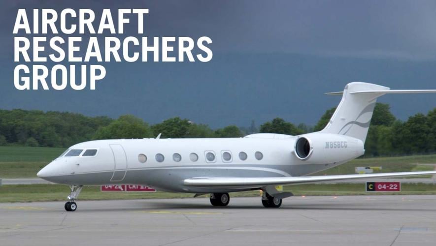 Gulfstream taxiing at airport