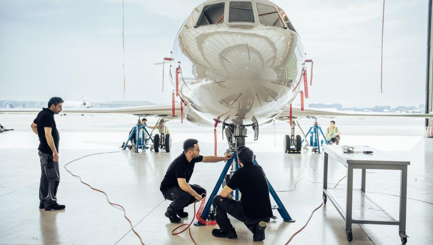 Falcon 2000 at AMAC Aerospace Istanbul