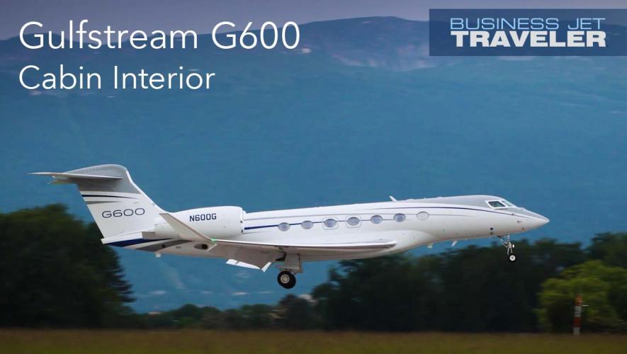 Gulfstream G600 aircraft landing