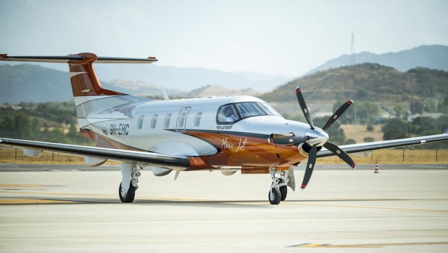 Hans Jet PC-12 aircraft