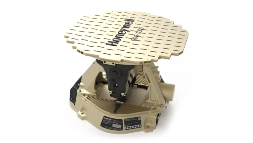 Honeywell radar against blank background