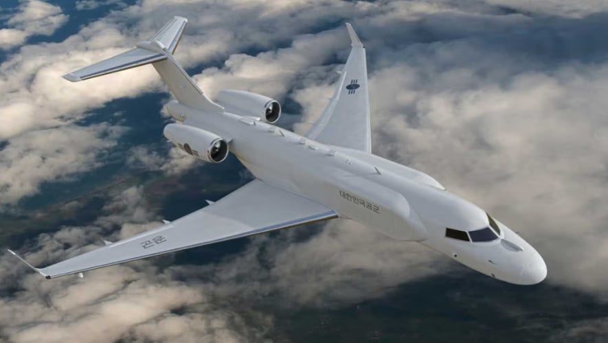 Rendering of 6500 special mission aircraft modification 