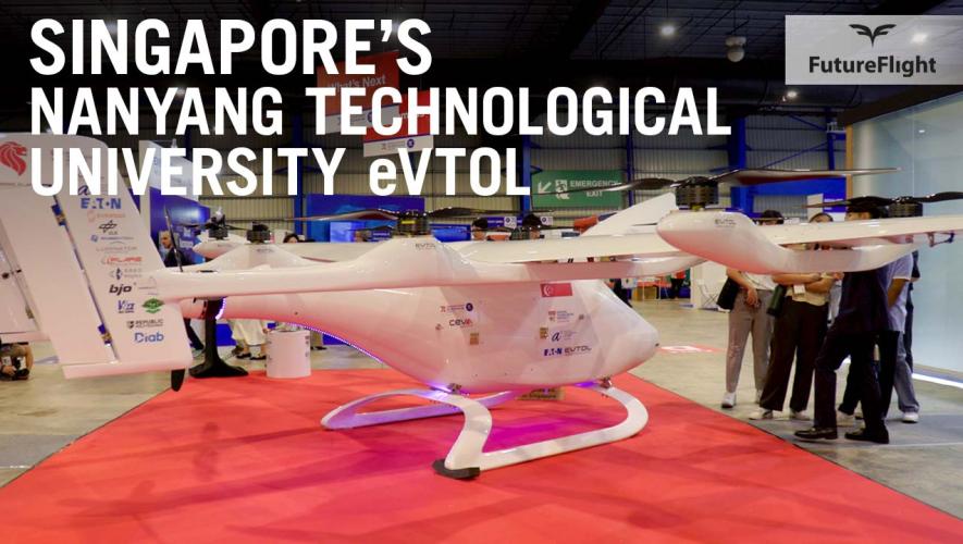NTU eVTOL at Singapore Airshow 2026