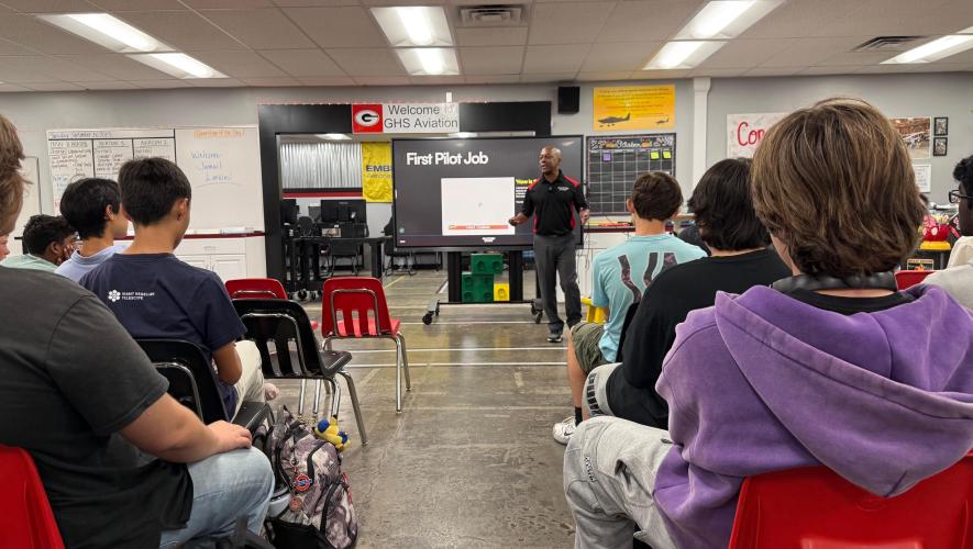 children in a classroom