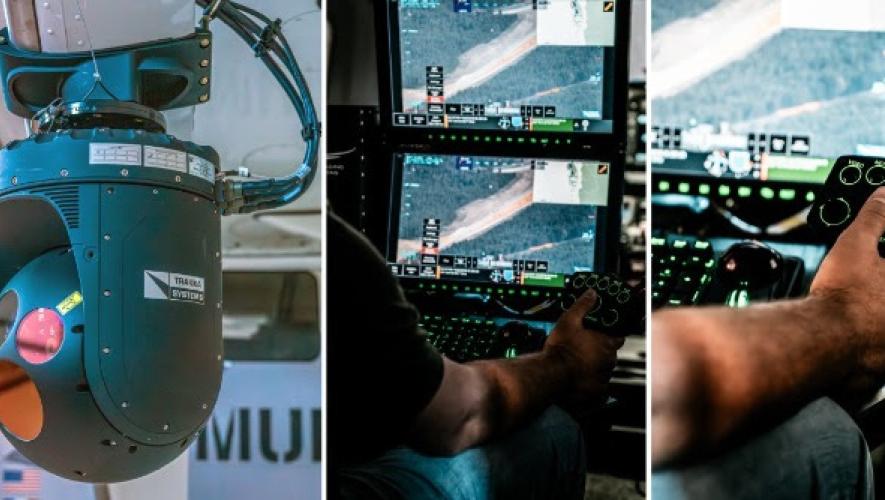 These photos detail the Kodiak 900 Multi-Mission Aircraft’s underwing sensor turret installation and the operator’s console