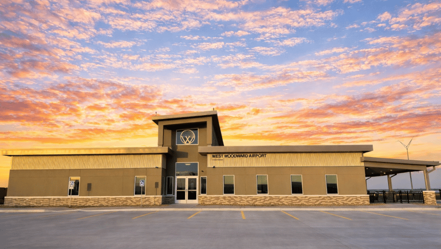 New Terminal at Oklahoma's West Woodward Airport