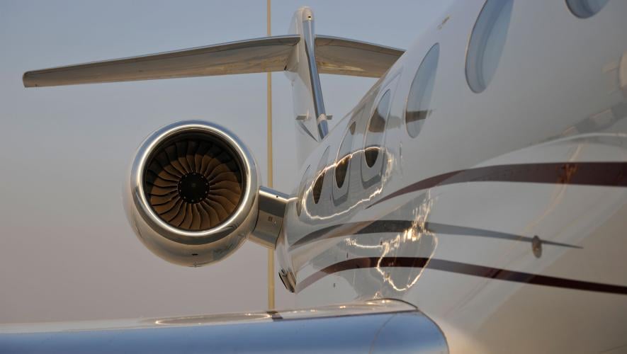 abstract bizjet photo