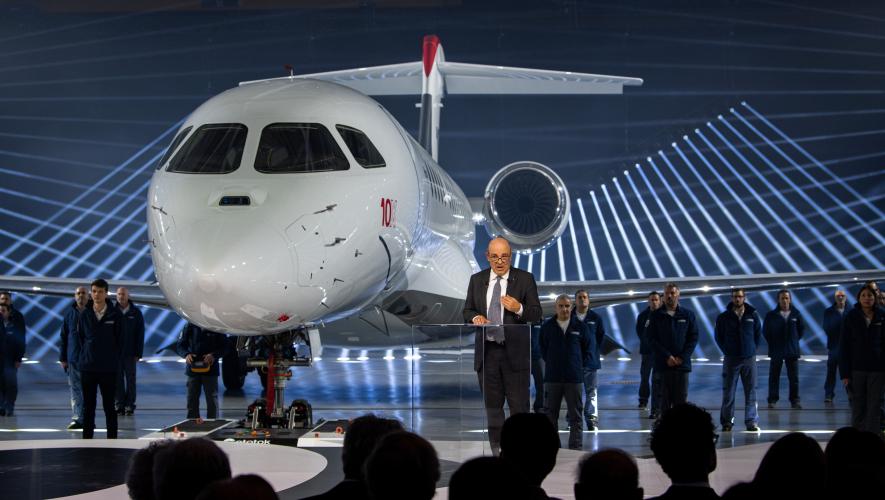 Dassault Aviation Falcon 10X rollout