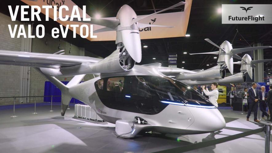 Vertical Aerospace Valo eVTOL mockup at Verticon 2026
