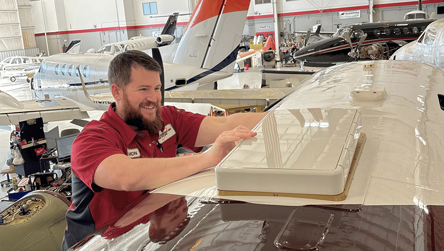 Gogo Galileo installation, Stevens Aerospace