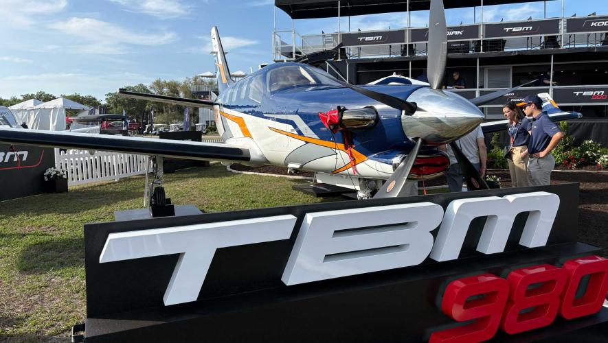 Daher TBM 980 makes U.S. debut in Lakeland, Florida