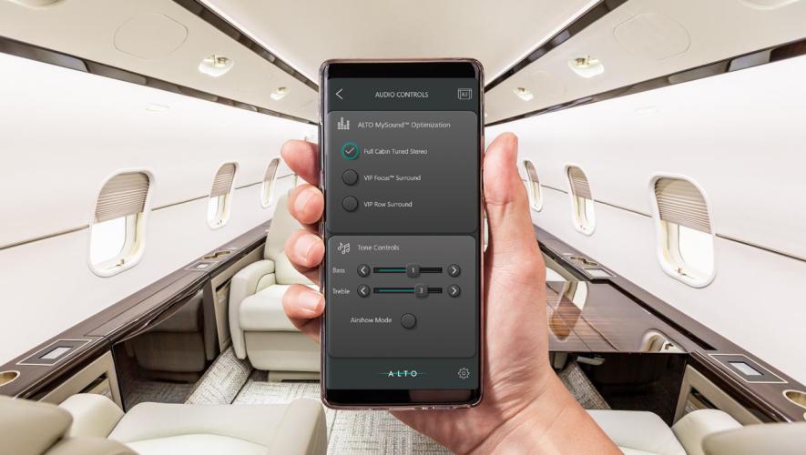 Alto Aviation cabin audio system