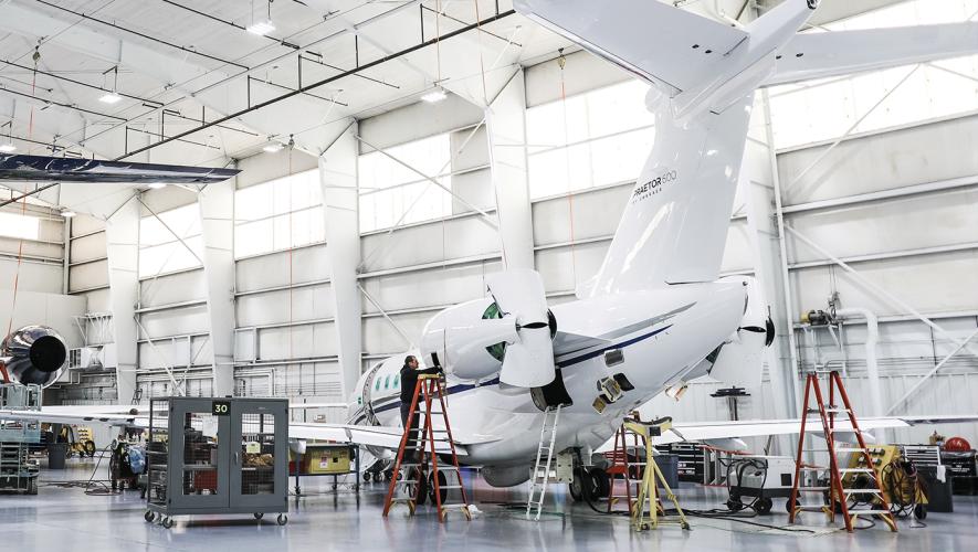 Embraer Praetor 600 at Duncan Aviation
