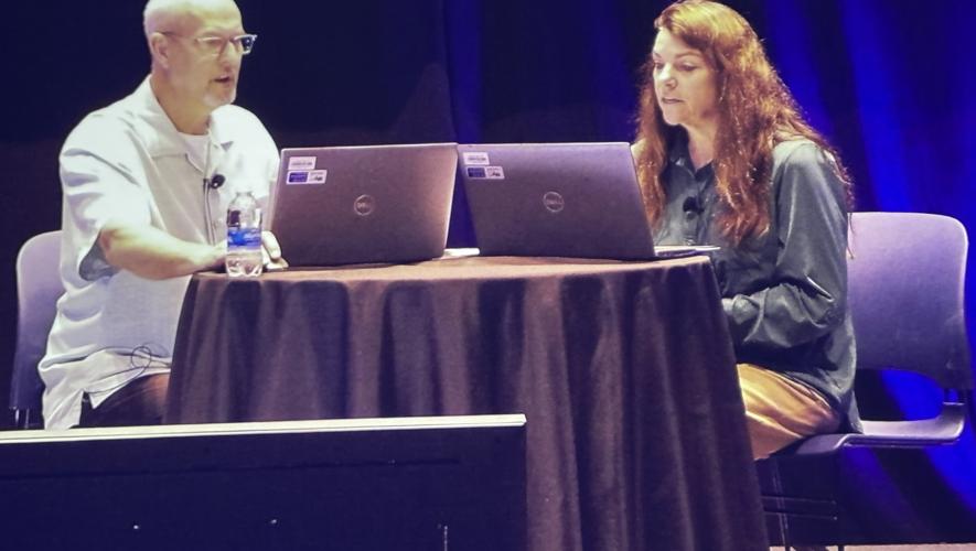 FAA aviation inspector Jim McKenna and Suzette Rash, manager of the FAA’s Office of Safety Standards