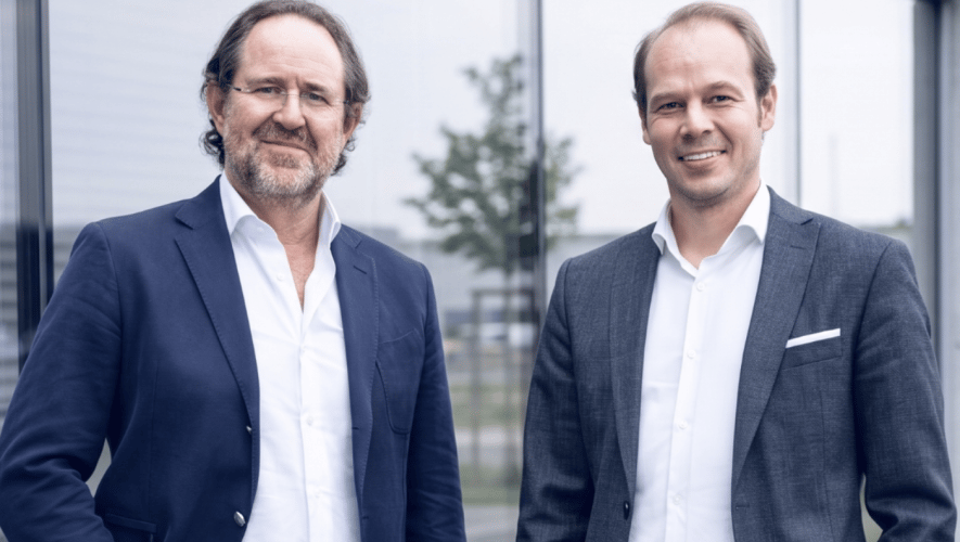 Niall Olver, Chairman, and Christian Theuermann, Director, AX Aero Group.