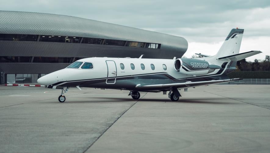 Cessna Citation Ascend at Farnborough Airport 