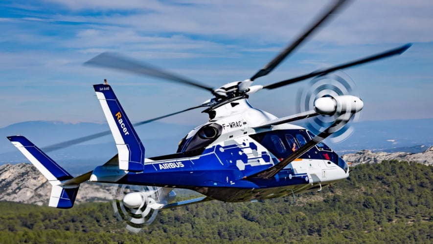 Airbus Racer mid flight 