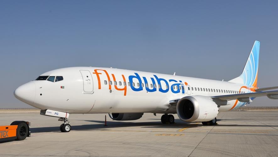 Fly Dubai airliner 