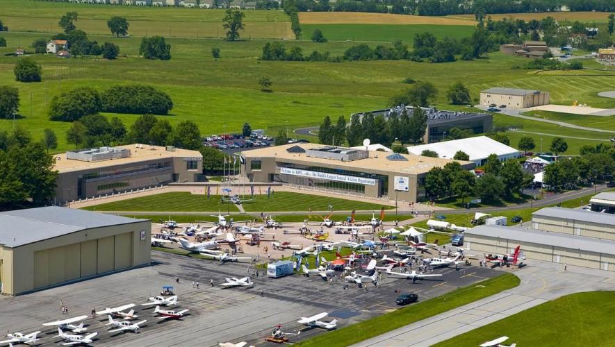 AOPA HQ in Maryland, from the air