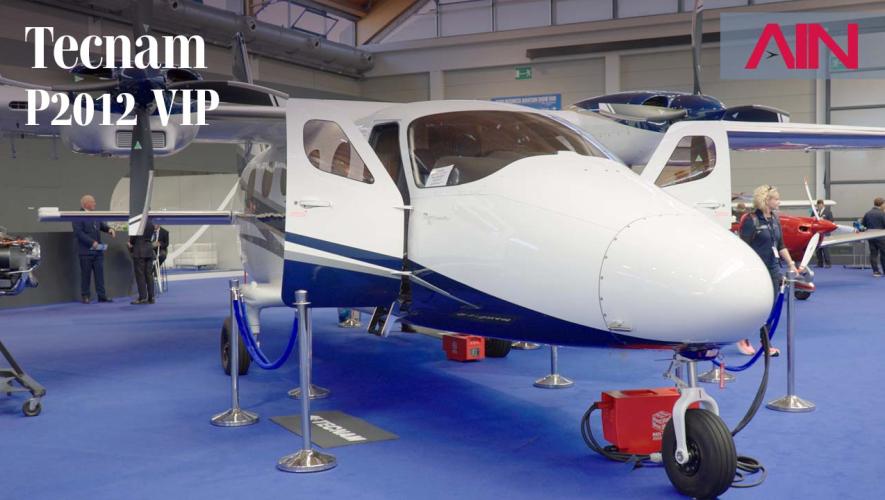 Tecnam P2012 VIP at Aero Friedrichshafen 2026