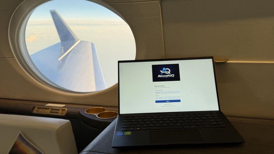 AircraftIQ tracking and management software