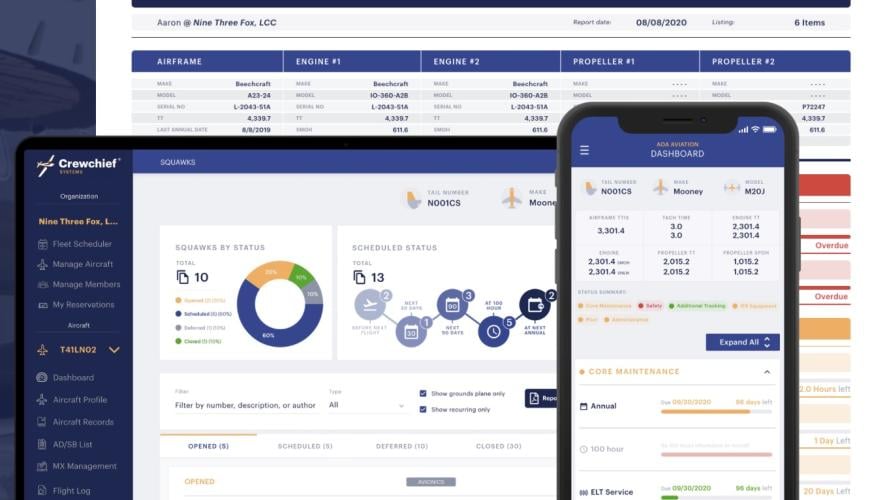 Crewchief Systems aviation data platform
