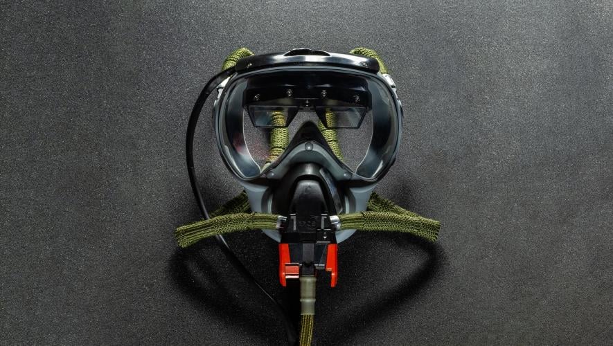 Klatt Works SAVED mask for smoke-in-cockpit emergencies