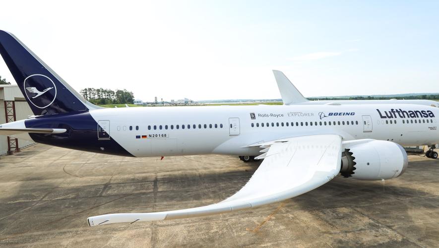Boeing 787 ecoDemonstrator test bed aircraft